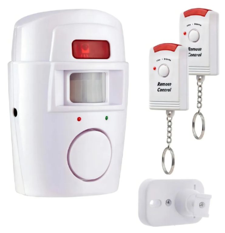 Alarma Para Casa Con Sirena Con Sensor De Movimiento+ 2 Controles