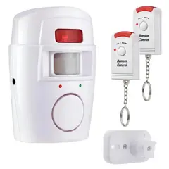 GENERICO - Alarma Para Casa Con Sirena Con Sensor De Movimiento+ 2 Controles