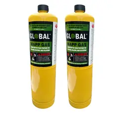 GLOBAL - Pack 2 Gas Mapp Cilindro 400gr