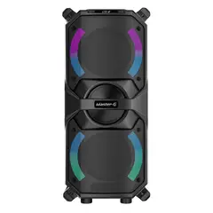 MASTER G - Parlante Bluetooth Karaoke Mini Luxor 4” X2 Micrófono