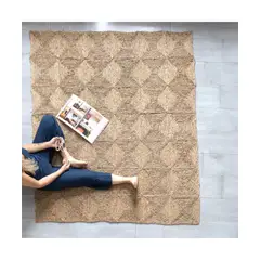 GENERICO - Alfombra Yute Seagrass 90x210cm