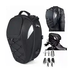 GENERICO - Alforjas Sport para Motocicleta Mochila Trasera Asiento