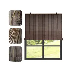 GENERICO - Cortina Beiti Persiana Bambú Fino Roller 120x180 cm Enrollable