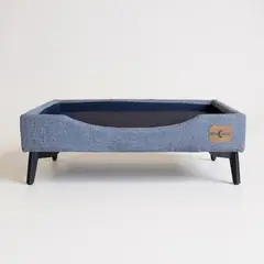 BLOCCARE - Cama de Mascotas - Talla XL EXTRA (110x80 cm) / Pata Metalica 12 cm