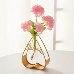 GENERICO - Florero Decorativo Minimalista Estilo Nórdico Dorado Elegante