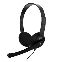 XTECH - XTH-241 Audífonos USB para Conferencias, Micrófono, Control en Línea, Negro
