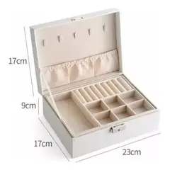 GENERICO - Joyero Organizador De Joyas Caja Con Divisiones