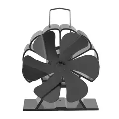 KINDA NICE - Ventilador Estufa A Leña 6 Aspas Chimenea Sin Electricidad