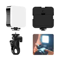 GENERICO - Mini Luz Led Con Clip Para Selfies Celular Tablet Laptop
