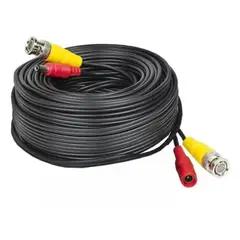 GENERICO - CABLE PARA CAMARA DE SEGURIDAD CCTV VIDEO Y ENERGIA 60 Mts DE LARGO