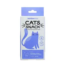 MARBEN PETS - Galletas con catnip sabor salmón y pollo con hierba gatera