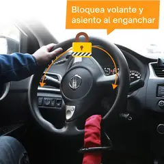 MOVI - Traba Volante Antirrobo con Bloqueo Doble Seguridad Total