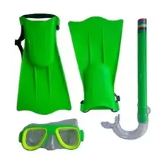 GENERICO - Set Buceo Mascara Snorkel Aletas Infantil Piscina Playa Niño