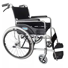 ONEDER - Silla De Ruedas Plegable Con Doble Freno Aluminio Liviana