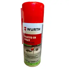 WURTH - Grafito Spray Lubricante Llaves Candados 200 ml