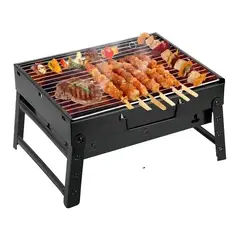 GENERICO - Mini Parrilla Quincho Barbacoa Parrilla Carbon