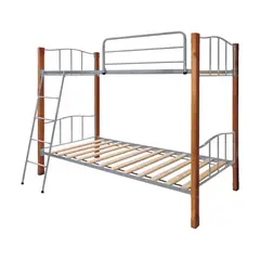 FUTONES Y MUEBLES - Camarote Modelo Country 1 Plaza Ceniza