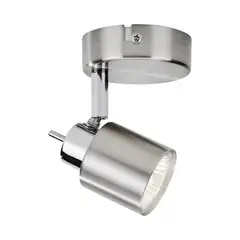 PHILIPS - Foco Sobrepuesto Spot Simple Meranti Single Nickel