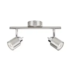 PHILIPS - Foco Sobrepuesto Barra Doble Meranti Nickel