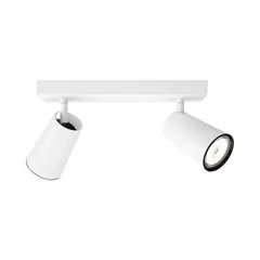 PHILIPS - Foco Sobrepuesto Barra Doble Paisley Blanco