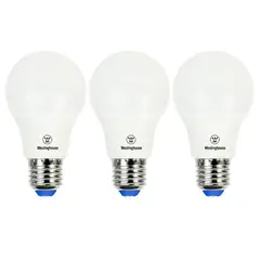 WESTINGHOUSE - Pack X3 Ampolletas LED Bola A60 9W Luz Blanco Frío E27