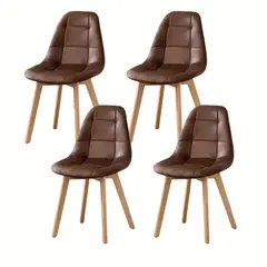 CORI CORI - Pack 4 Sillas Capitonne Ecocuero Vintage