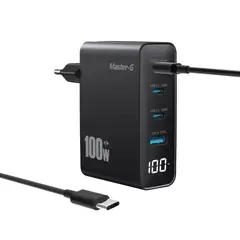 MASTER G - Cargador Carga Rápida 100W USB-C X3 CHARGER100