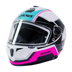 AXXIS - Casco Draken S Sonar Rosa Fluor Brillo