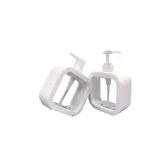 VISUALHEX LIMITADA - 2 Piezas, Dispensador De Jabón De Plástico BLANCO