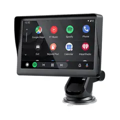 GENERICO - Pantalla Portátil Apple Carplay Android Auto Inalámbrico
