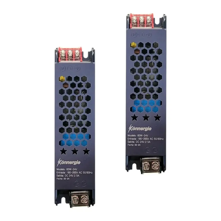 2 Fuentes de Poder 24V 2,5A 60W HQ Compacta