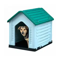 GENERICO - Casa de perro 67x52x60cm verde casa viva