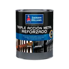 SHERWIN WILLIAMS - Esmalte sintetico 1/4gl triple accion negro
