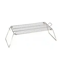 GENERICO - Parrilla de camping para asado 67x36x25 cm Bighouse