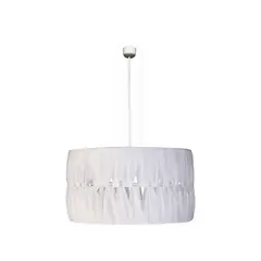 CAROLD STEVENS - Lámpara Colgante Macramé Blanco