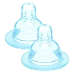MAM - Tetina Tamaño 2 Flujo Medio Silicona 2 Meses+ Pack 2 Un