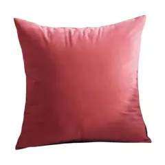 GENERICO - Pack 2 Cojines De Terciopelo Liso Medida 45x45cm Color Bronce