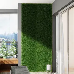 GENERICO - 20 Piezas Follaje Artificial 40x60cm Verde Decoración Jardín