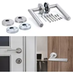 KINDA NICE - Manilla Para Puerta Cortafuegos De Acero Inoxidable