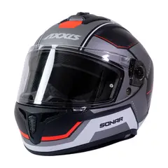 AXXIS - Casco Draken S Sonar Rojo Fluor Mate