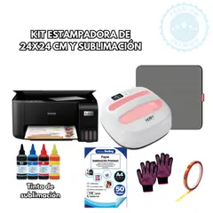 EPSON - Estampadora 24x24 + impresora L1250 sublimación K118
