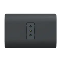 SCHNEIDER - Enchufe Simple 2p+T 10a 250v Genesis Black Mwd60296