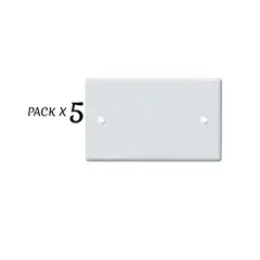 WANT - PLACK 5 PLACA CIEGA PVC BLANCO