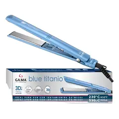 GA MA ITALY - Plancha De Cabello Gama Italy Elegance 3d Titanio Azul 220v