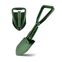 KANO - Pala Plegable para Camping Multifuncional Mostny Verde