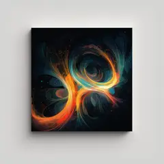 GENERICO - Pintura Fluorescente Vanguardista Para Decorar 60x60 Cm