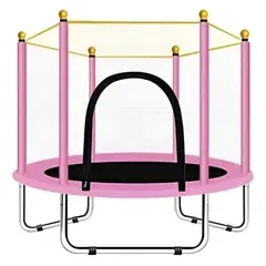 GENERICO - Cama elastica Trampolin Para Niñas Rosada 120X110