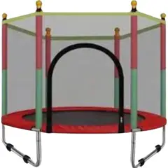 GENERICO - Cama elastica Trampolin Para Niños Rojo 120X110