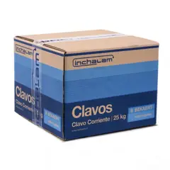 INCHALAM - Clavo corriente 4" caja 25kg