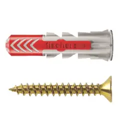 FISCHER - Tarugo Universal Duopower 6mm + Tornillo 4.5x35mm 4 unidades